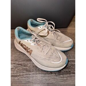 Hoka Rincon 4 Women's Running Shoes‎ Tan Teal Lightweight Sneakers Size 7.5